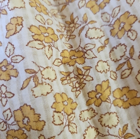 Madewell Eyelet-Trim Tiered Mini Dress in Piccola Floral French Vanilla Large - Picture 5 of 8